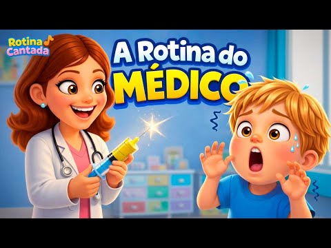 🎵🩺 A ROTINA DO MÉDICO | Música Infantil Divertida | Profissões para Crianças | Rotina Cantada