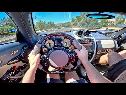 What It's Like To Drive A Pagani Huayra Roadster (POV)