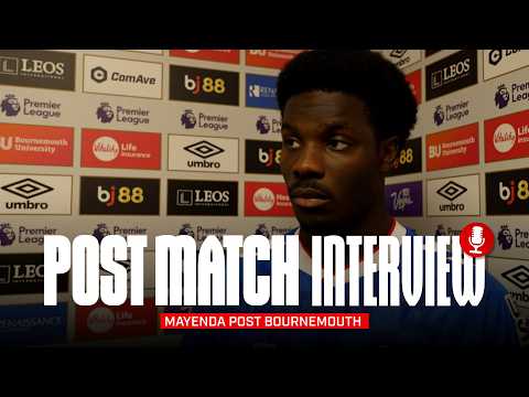 "'The fans push me a lot" | Mayenda On Bournemouth Draw | Post Match Interview