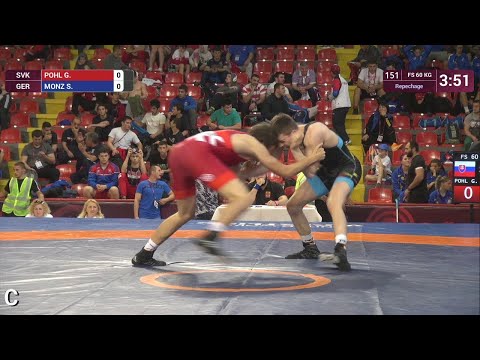 Repechage FS - 60 kg: G. POHL (SVK) v. S. MONZ (GER)