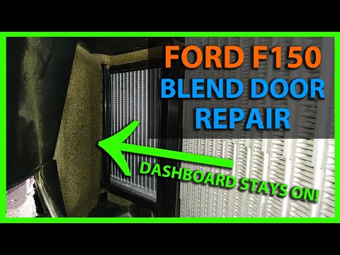 How To Access Heat or AC Actuator Blend Door on 2002 F150 Without Removing Dash