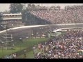2006 Indy 500 finish turn 3. Andretti vs. winner ...