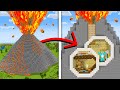 I Built A Working Volcano House In Minecraft