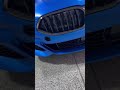 Bmw 8 Series wrapped in Satin metallic blue