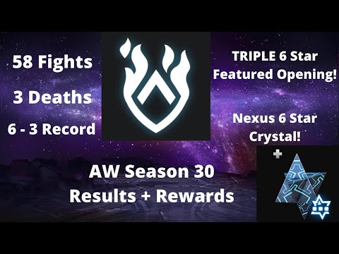 The WORST Opening you've ever seen! AW Season 30 Rewards.1 Nexus, 3 Featured 6!