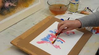 AT last I'm painting
