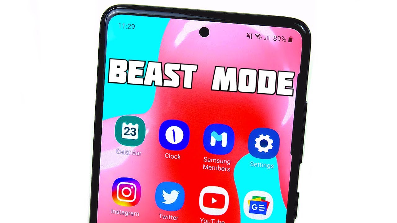 How to activate BEAST MODE on Galaxy A51?