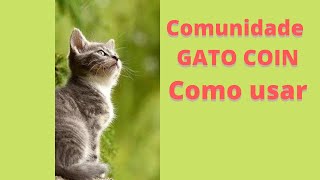  Comunidade Gato coins   Funciona   Como Usar a Comunidade