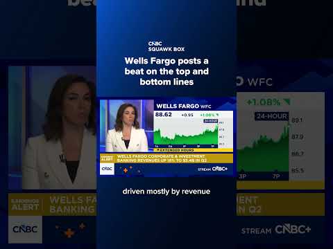 Wells Fargo posts a beat on the top and bottom lines