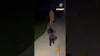 Sometimes the treat finds YOU! 🍭 #halloween #candy #trickortreat #costume #shorts