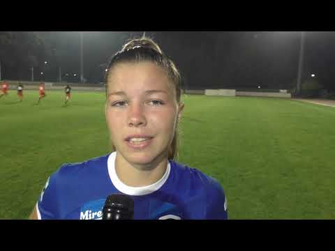 Lyndsey Van Belle na FWS Woluwe - KRC Genk Ladies op 08.09.2023