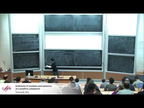 Tomoyuki Abe: Arithmetic D-modules and existence of crystalline companion