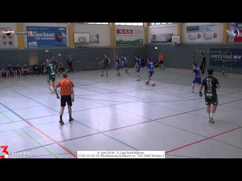 17:22 (10:12) SV Mecklenburg-Schwerin vs. TSV GWD Minden II - 6.4.2013