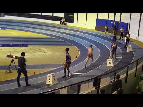 Maia n'attend pas les autres - 400m Junior F, Départementaux, Eaubonne 02/12/2017