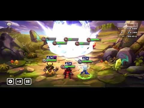 Summoner Wars: Monster Subjugation - Fire 30 Waves Clear Complete Team Guide using 3 Mons Full Auto