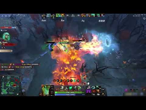 Dota 2 High MMR Game, Professional Player PSG.LGD Ame