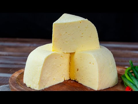 1 kg ost på 2 l mjölk - utan vinäger eller citronsyra!