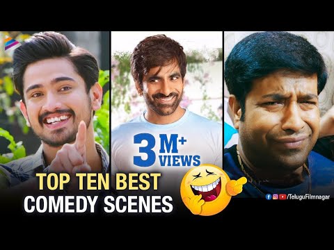 Top 10 Best Telugu Comedy Scenes | Raja The Great | Raju Gari Gadhi 2 | Lover | Telugu FilmNagar Video