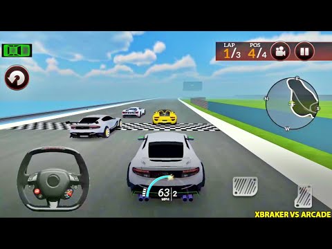 Drive for Speed Simulator: All Vehicles Unlocked Advantage GT Car Driving Missions 17 to 20 GamePlay