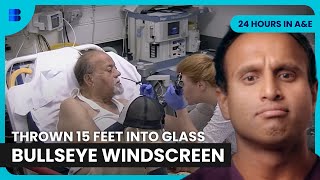 Pedestrian Thrown 15ft Bullseye Windscreen Trauma | 24 Hours in A&E