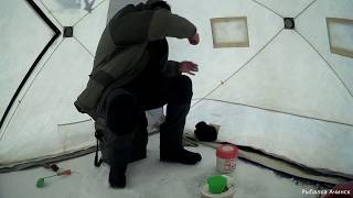Ночная рыбалка на карася зимой