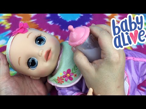 Baby Alive REAL AS CAN BE BABY Doll Changing and Feeding