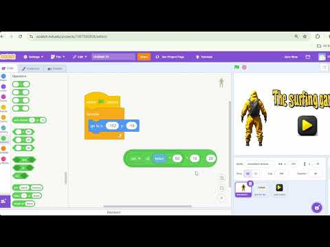 How to create constantly moving  characters for Scratch games and animations