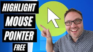 How to Highlight Mouse Pointer Windows 10 | Free | Mouse Pointer Highlight 🖱