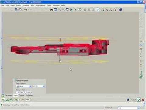ProEngineer Manufacturing Mill Window in Wildfire 3.0