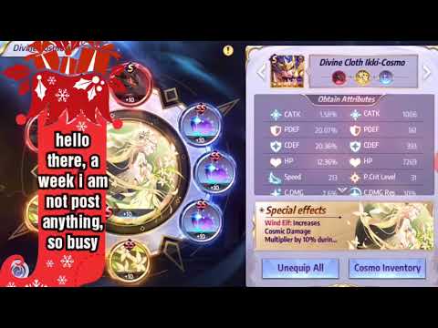 First time use Divine Cloth Ikki, Saint Seiya Awakening