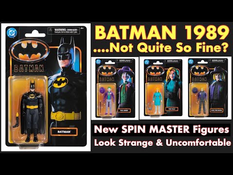 BATMAN 1989……..NOT QUITE SO FINE? - New Spin Master Retro Figures Look Strange & Uncomfortable 