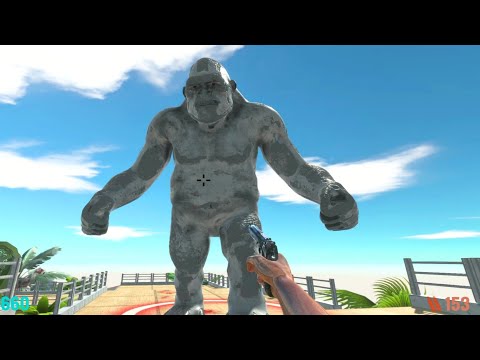 FPS Avatar vs every animals with all weapons - Animal Revolt Battle Simulator