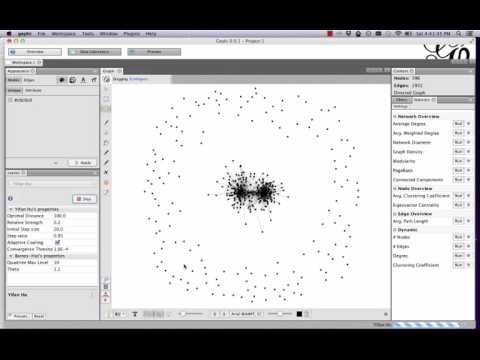 Gephi Tutorial on Network Visualization and Analysis