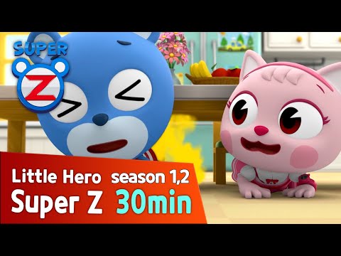 [Super Z 1,2] Little Hero Super Z l 30min Play l Making Toy Smoothie l