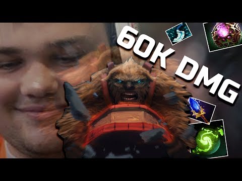 VP.No[o]ne- EPIC 9k Carry Solo Mid 60k DMG Earthshaker + Blind 3-man Echo Slam Dota 2