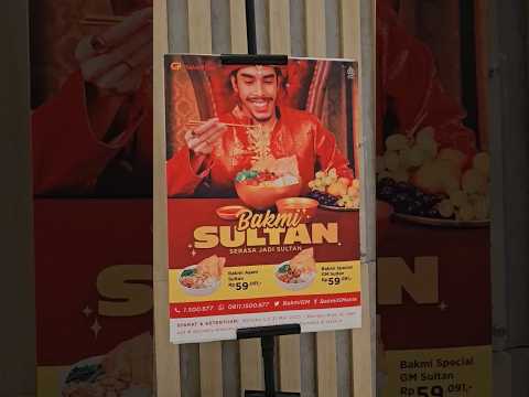 Bakmi Sultão Especial de Bakmi Gajah Mada bisa buat pilihan makan porsi 2 anak #kuliner #bakmigm