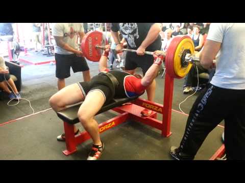 GPC ACT States - Nathan Jones 210kg bench press