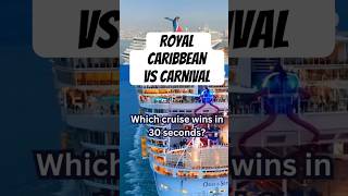 Which Cruise Line Wins Royal Caribbean or Carnival?