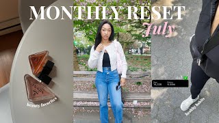 JULY MONTHLY RESET 🗓️| goal setting + current favorites + trying to create a routine