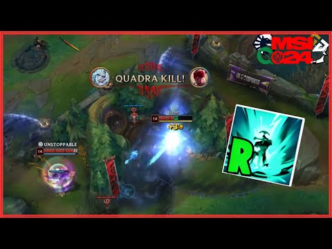 T1 Oner Viego QuadraKill | MSI 2024