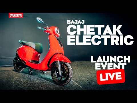 Live: Bajaj Chetak New Electric Scooter Launch | OVERDRIVE