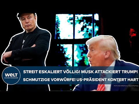 USA: Streit eskaliert völlig! Musk attackiert Trump! Schmutzige Vorwürfe! Präsident kontert hart!