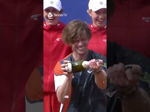 Champagne Battle After 2025 Hamburg Final 🤣🍾
