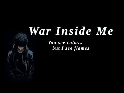 War Inside Me | Sad Emotional Rap Song | Dark Painful Lyrics 2025