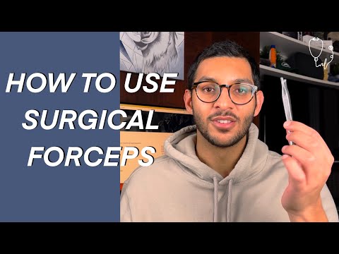 How to use an Adson Forceps ( + history) | Surgical tools | med student