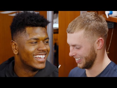 Efton Chism III & Jaylinn Hawkins Address the Media | Patriots Press Conference