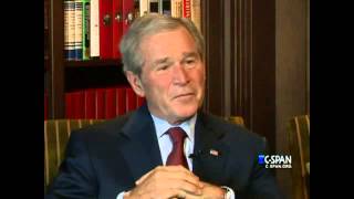 Former President George W. Bush advice to brother Jeb Bush (C-SPAN)