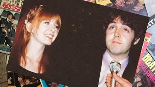 ♫ Paul McCartney and Jane Asher at premiere of &#39;Here we go round the the mulberry Bush&#39;, 1968