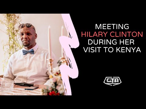 740. Meeting Hilary Clinton During Her Visit To Kenya - Fakii Liwali (The Play House)