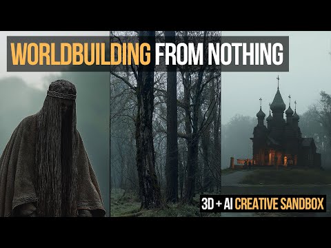 Worldbuilding From NOTHING | 3D+AI Sandbox Ep. 1
